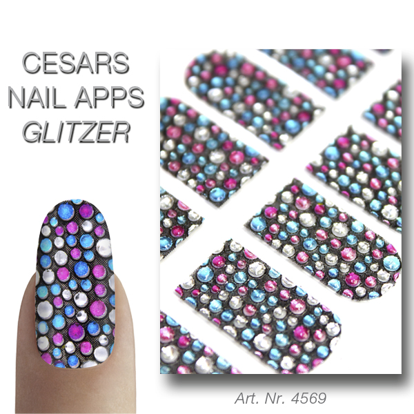 Cesars Nail App 9 Glitter